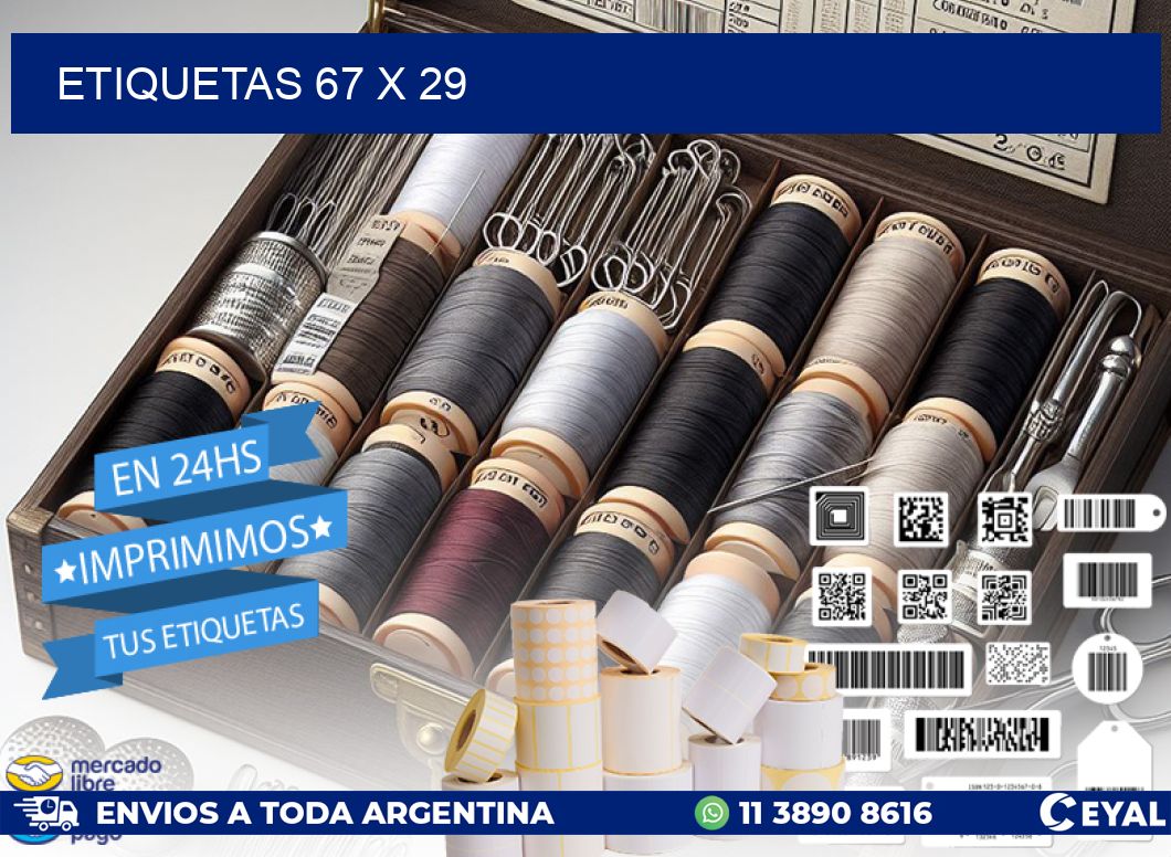 ETIQUETAS 67 x 29