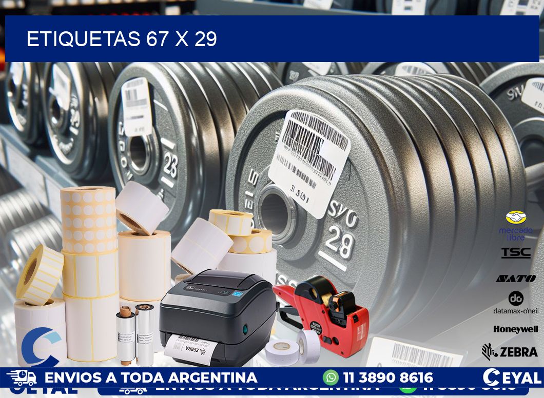 ETIQUETAS 67 x 29