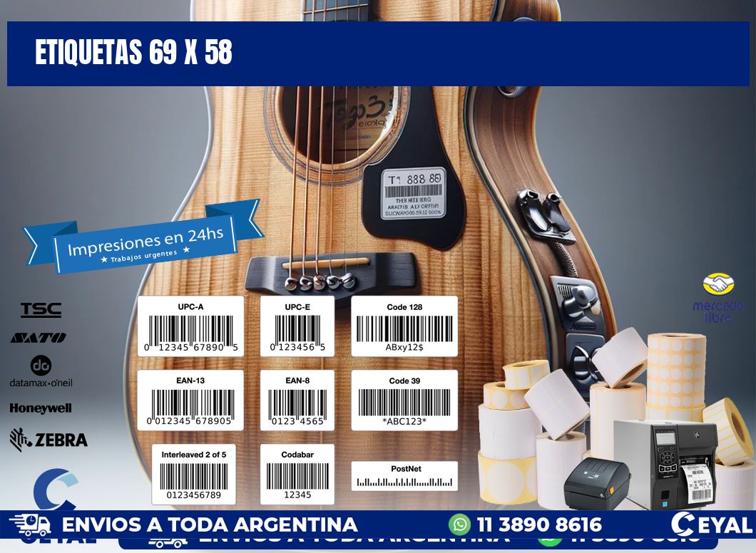 ETIQUETAS 69 x 58