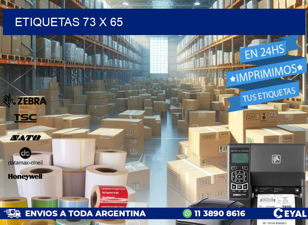 ETIQUETAS 73 x 65
