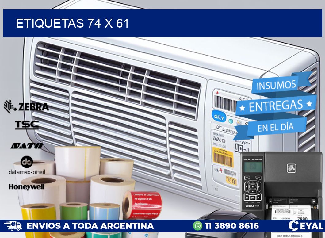 ETIQUETAS 74 x 61