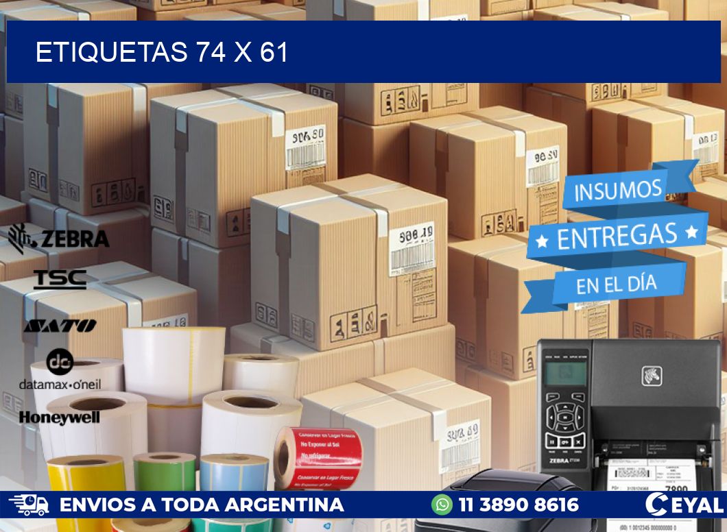 ETIQUETAS 74 x 61