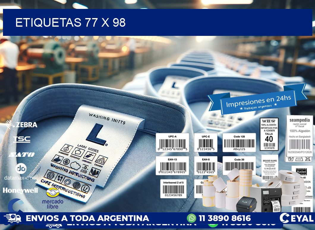 ETIQUETAS 77 x 98