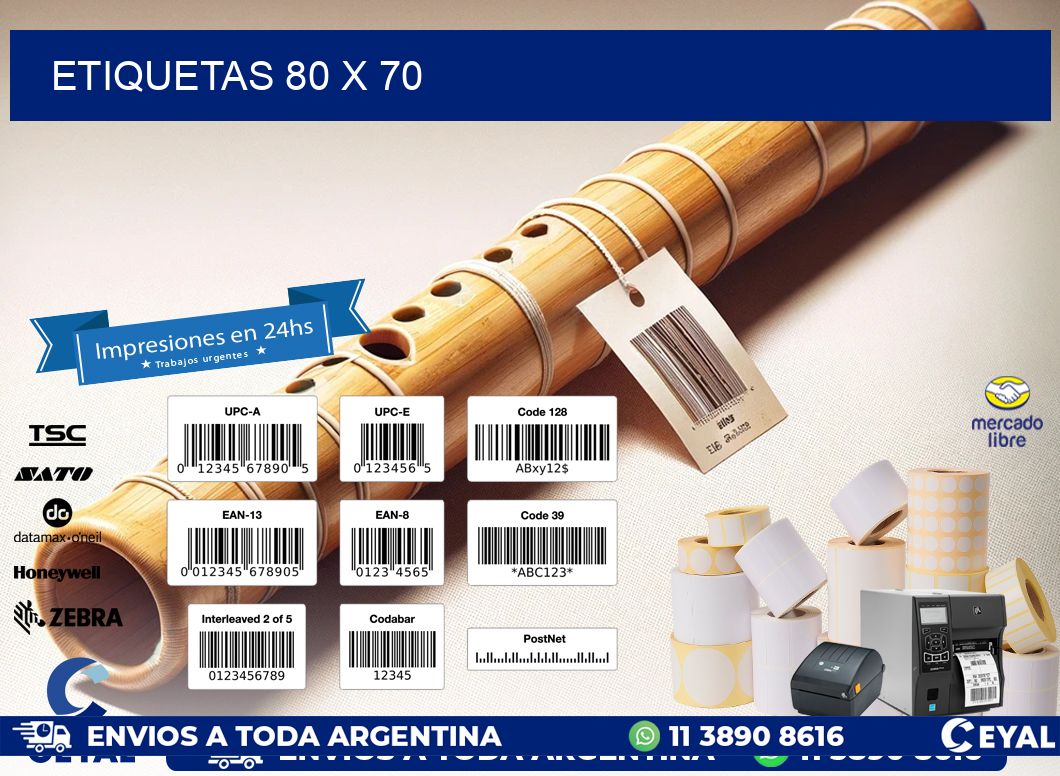 ETIQUETAS 80 x 70