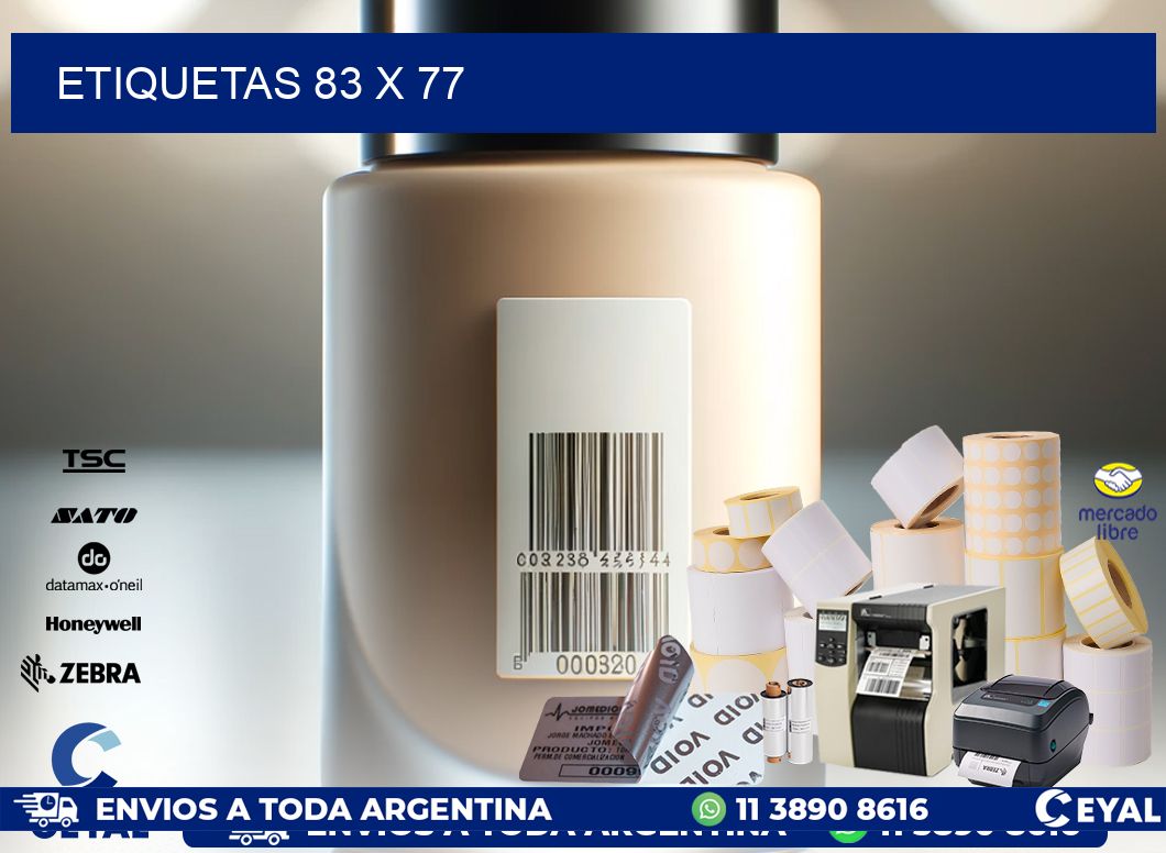 ETIQUETAS 83 x 77