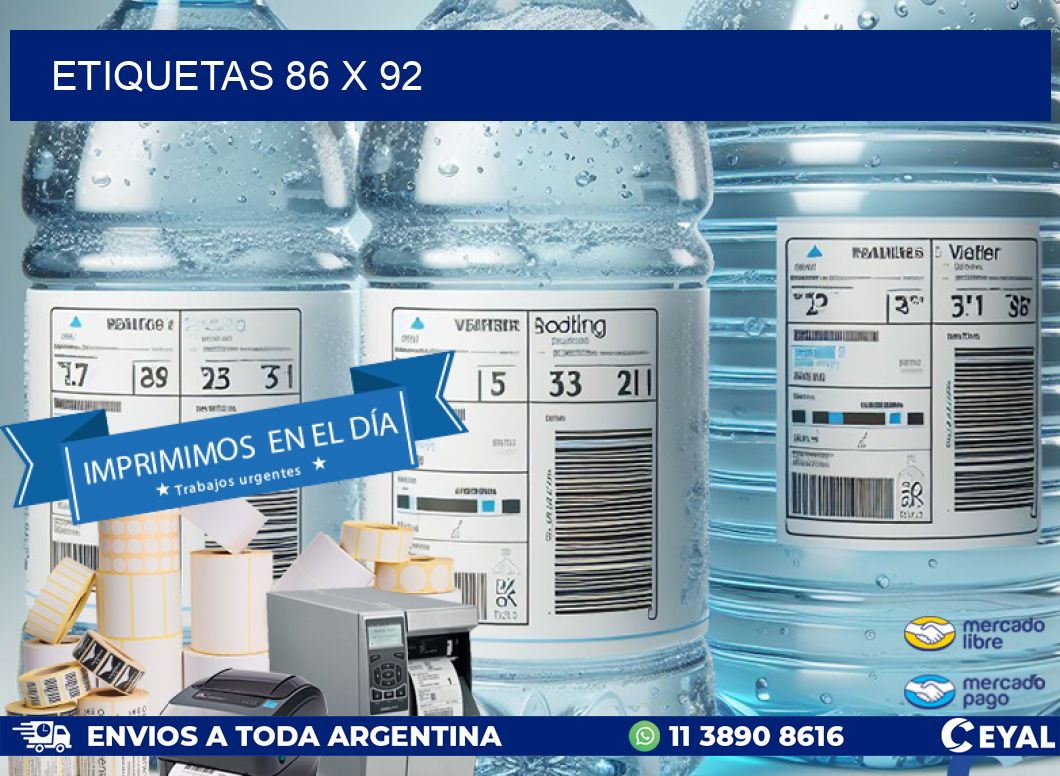 ETIQUETAS 86 x 92