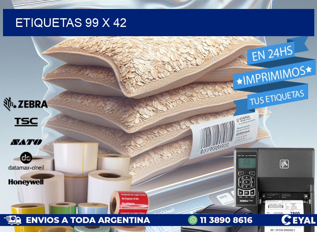 ETIQUETAS 99 x 42