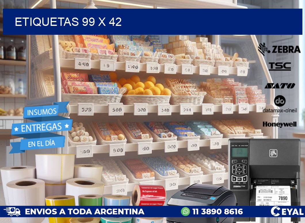 ETIQUETAS 99 x 42