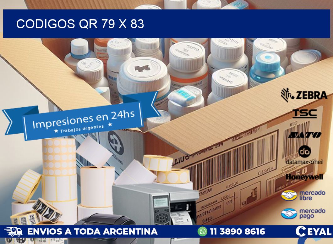 CODIGOS QR 79 x 83