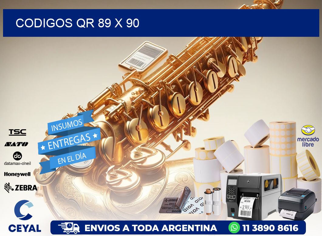 CODIGOS QR 89 x 90