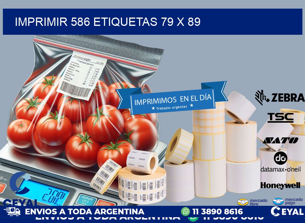 IMPRIMIR 586 ETIQUETAS 79 x 89