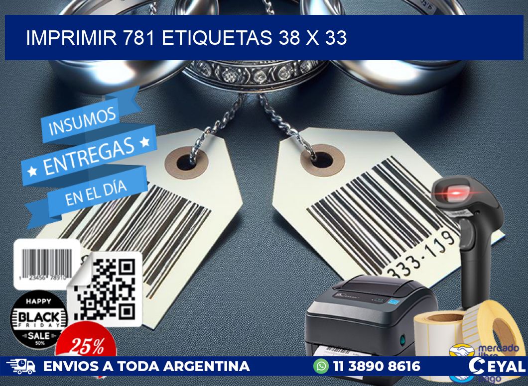 IMPRIMIR 781 ETIQUETAS 38 x 33