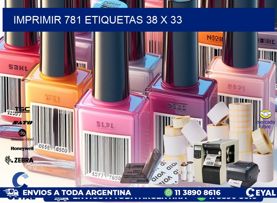 IMPRIMIR 781 ETIQUETAS 38 x 33