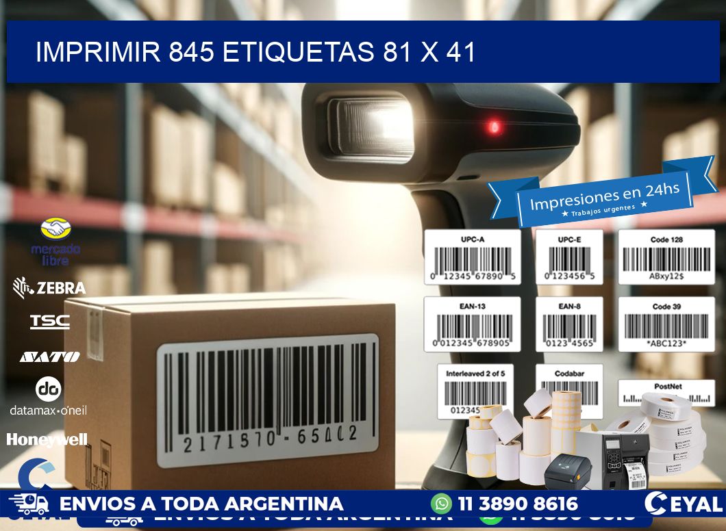 IMPRIMIR 845 ETIQUETAS 81 x 41