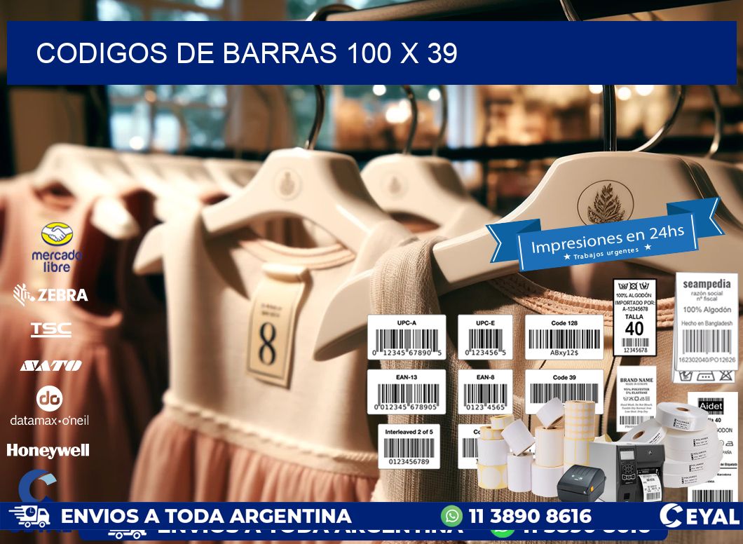 codigos de barras 100 x 39