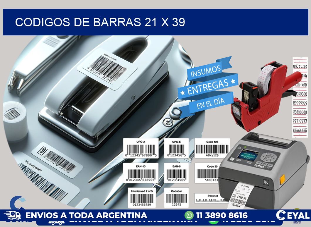 codigos de barras 21 x 39