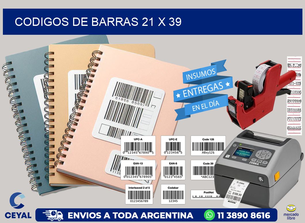 codigos de barras 21 x 39