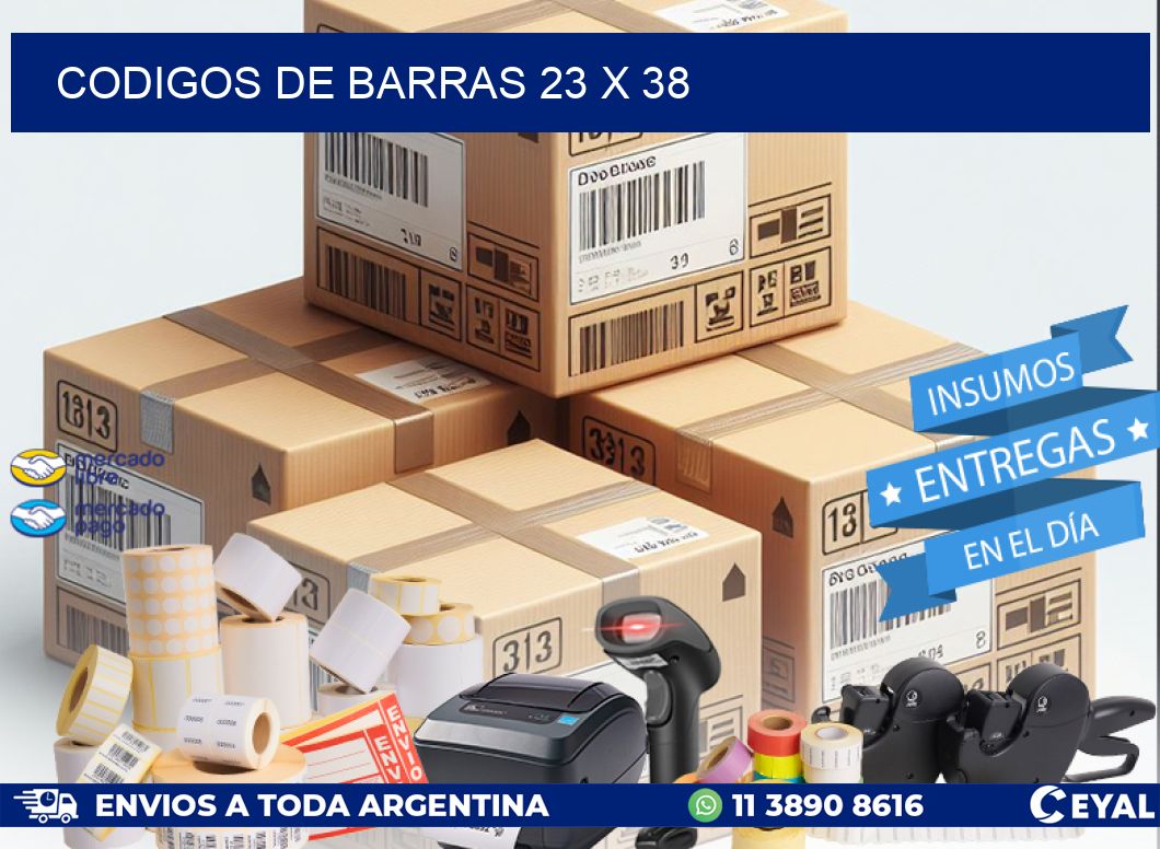 codigos de barras 23 x 38