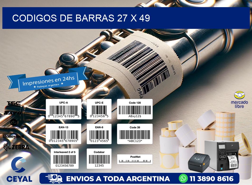 codigos de barras 27 x 49