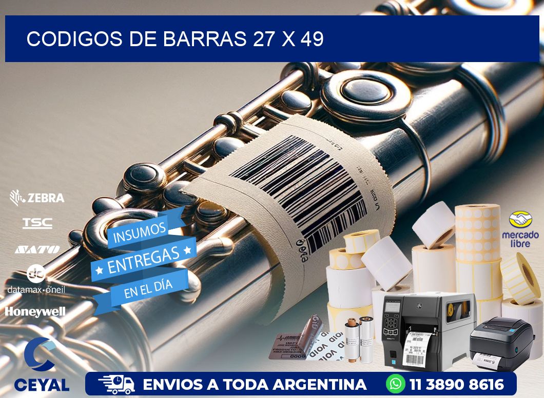 codigos de barras 27 x 49