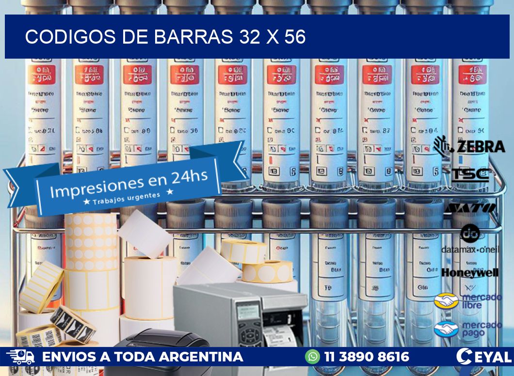 codigos de barras 32 x 56