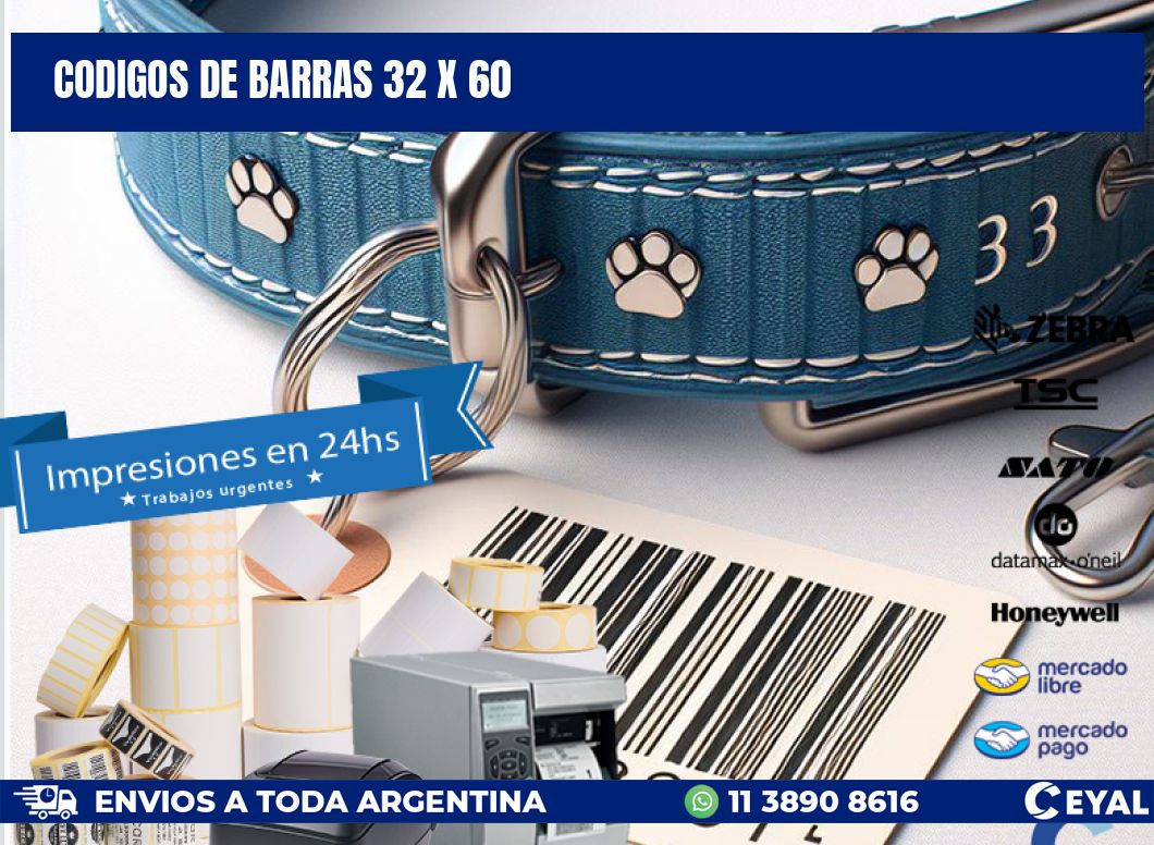 codigos de barras 32 x 60