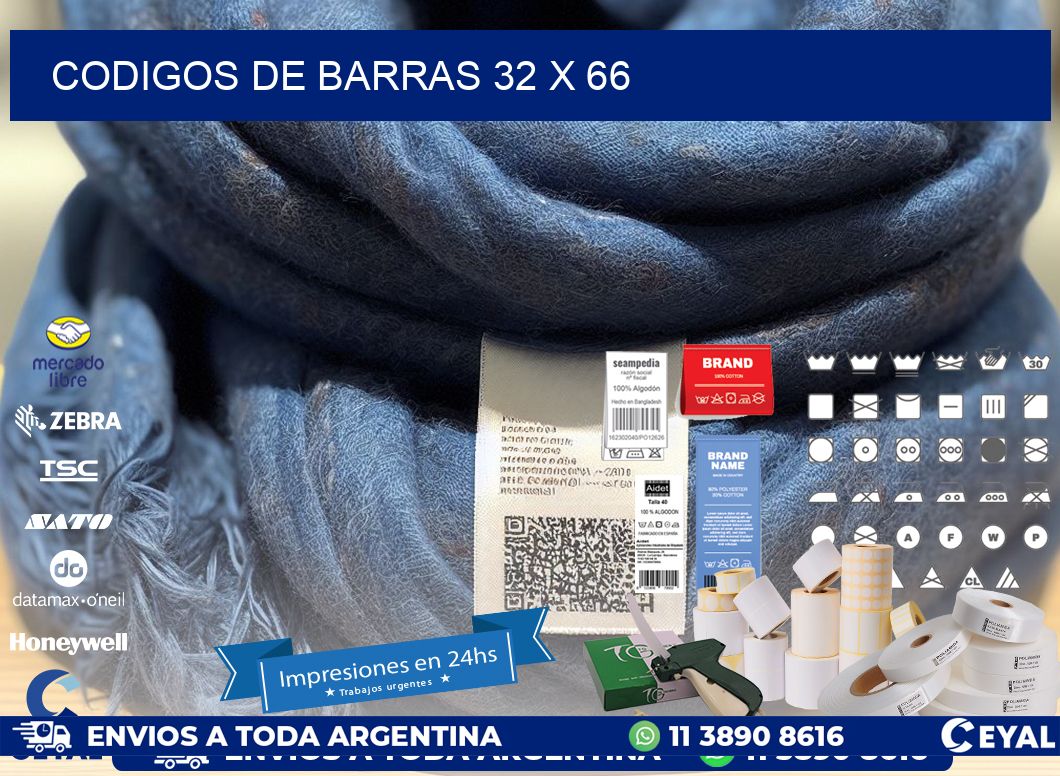 codigos de barras 32 x 66