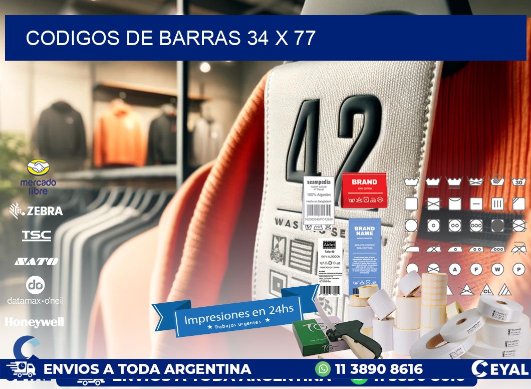 codigos de barras 34 x 77