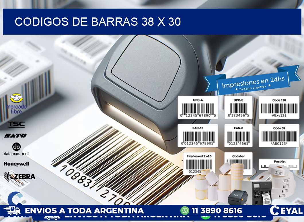 codigos de barras 38 x 30