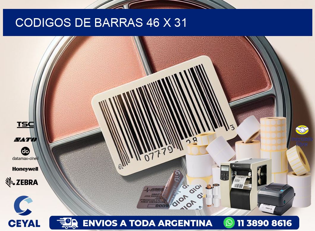codigos de barras 46 x 31