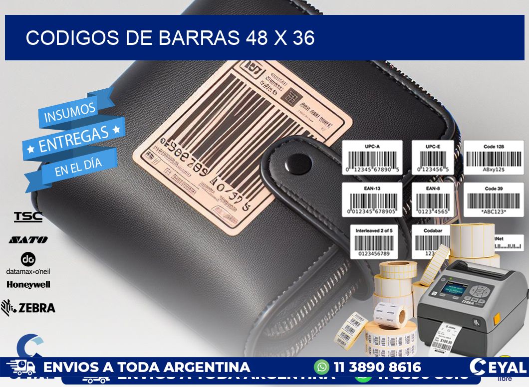 codigos de barras 48 x 36