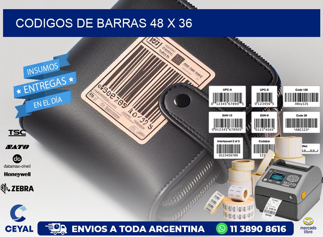 codigos de barras 48 x 36