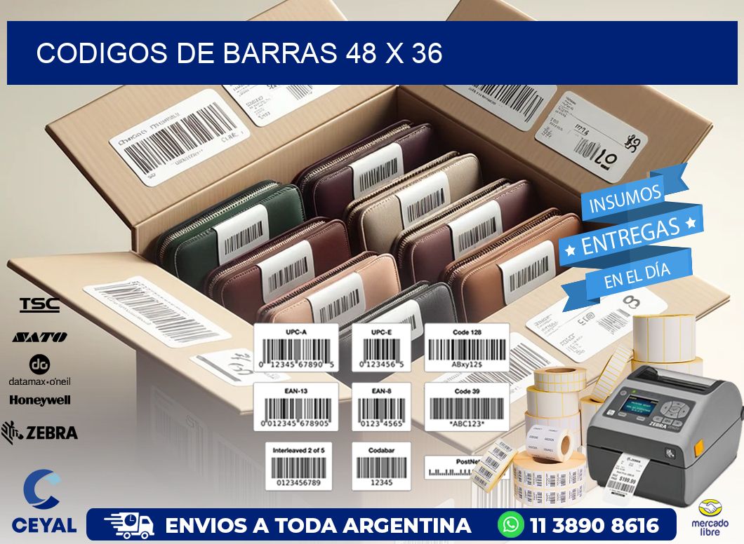 codigos de barras 48 x 36
