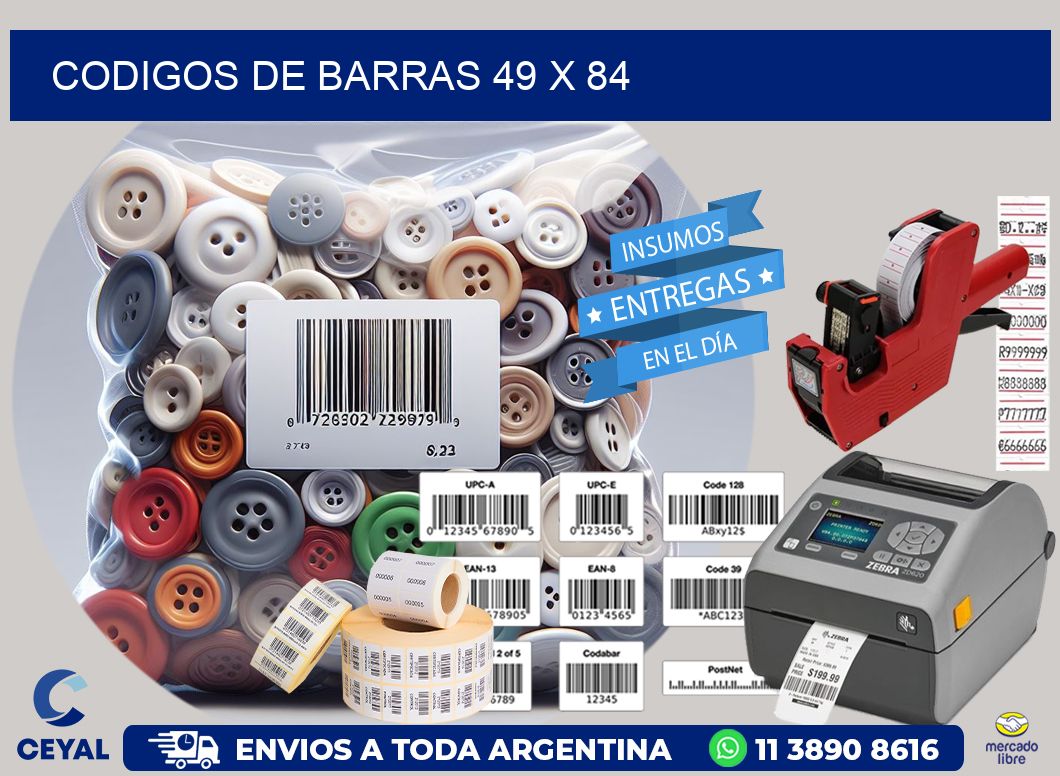 codigos de barras 49 x 84