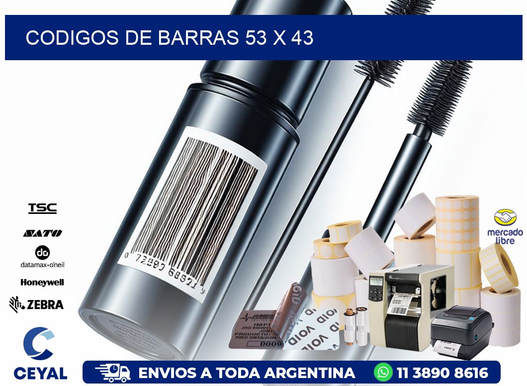 codigos de barras 53 x 43