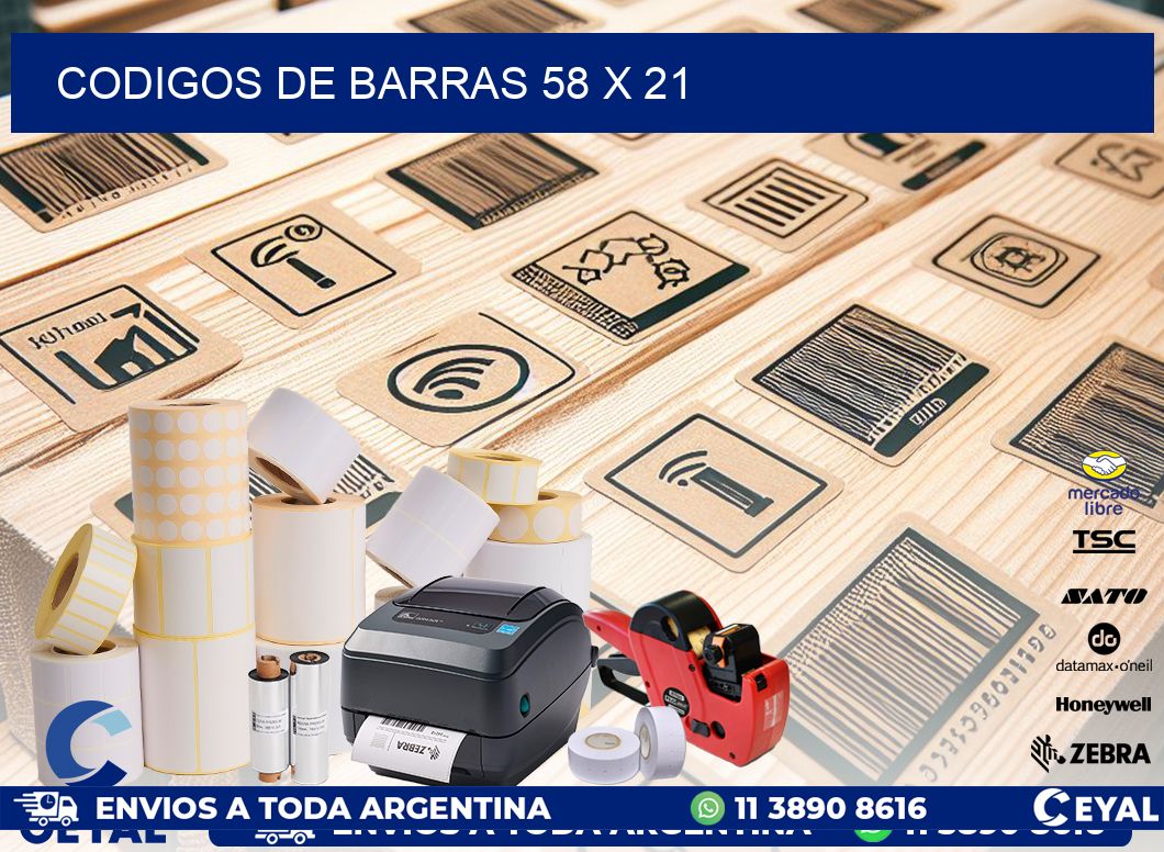 codigos de barras 58 x 21