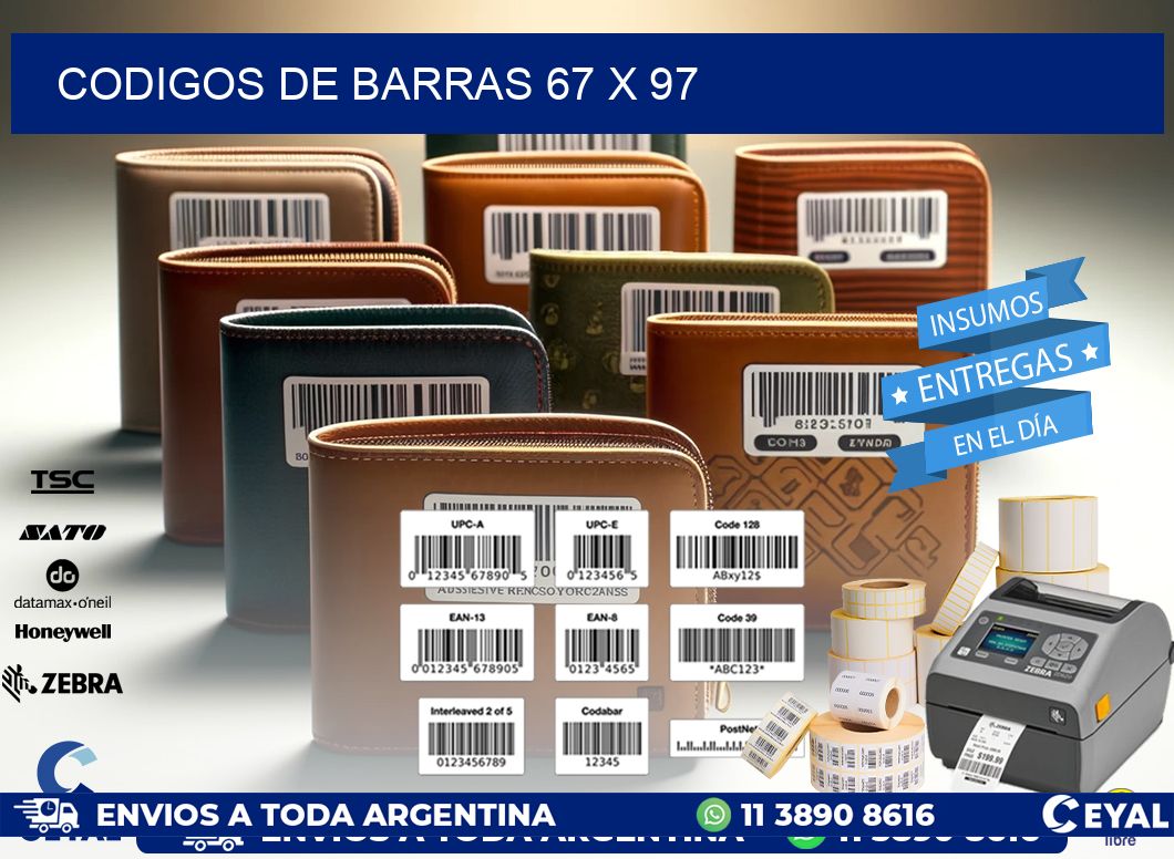 codigos de barras 67 x 97