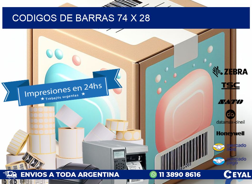 codigos de barras 74 x 28