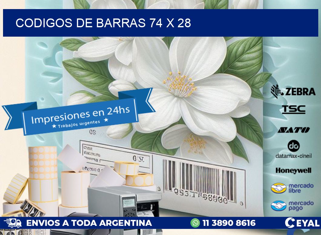 codigos de barras 74 x 28