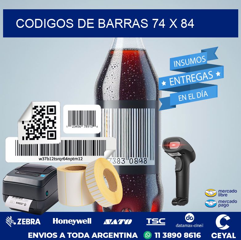 codigos de barras 74 x 84