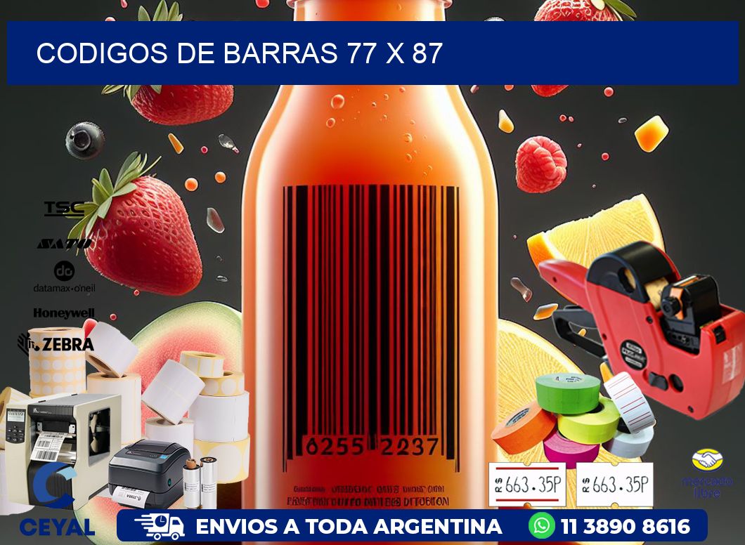 codigos de barras 77 x 87