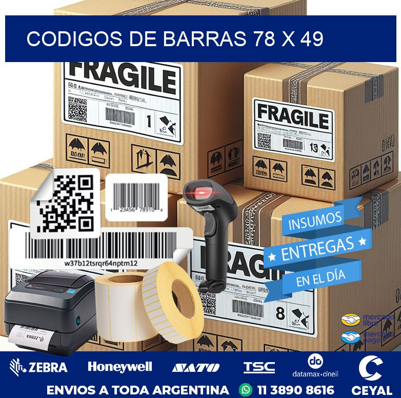 codigos de barras 78 x 49
