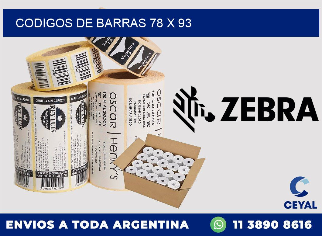 codigos de barras 78 x 93