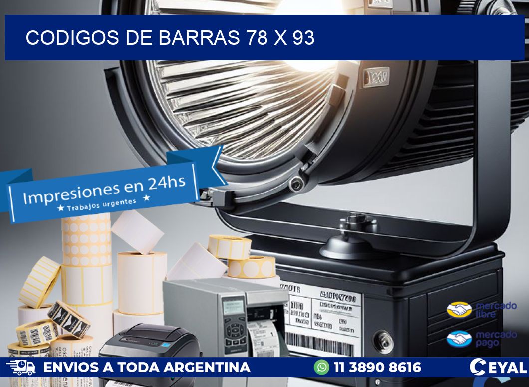 codigos de barras 78 x 93