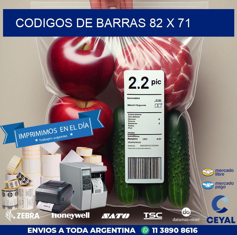 codigos de barras 82 x 71