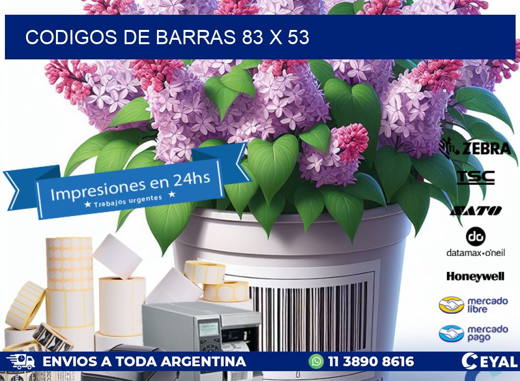codigos de barras 83 x 53