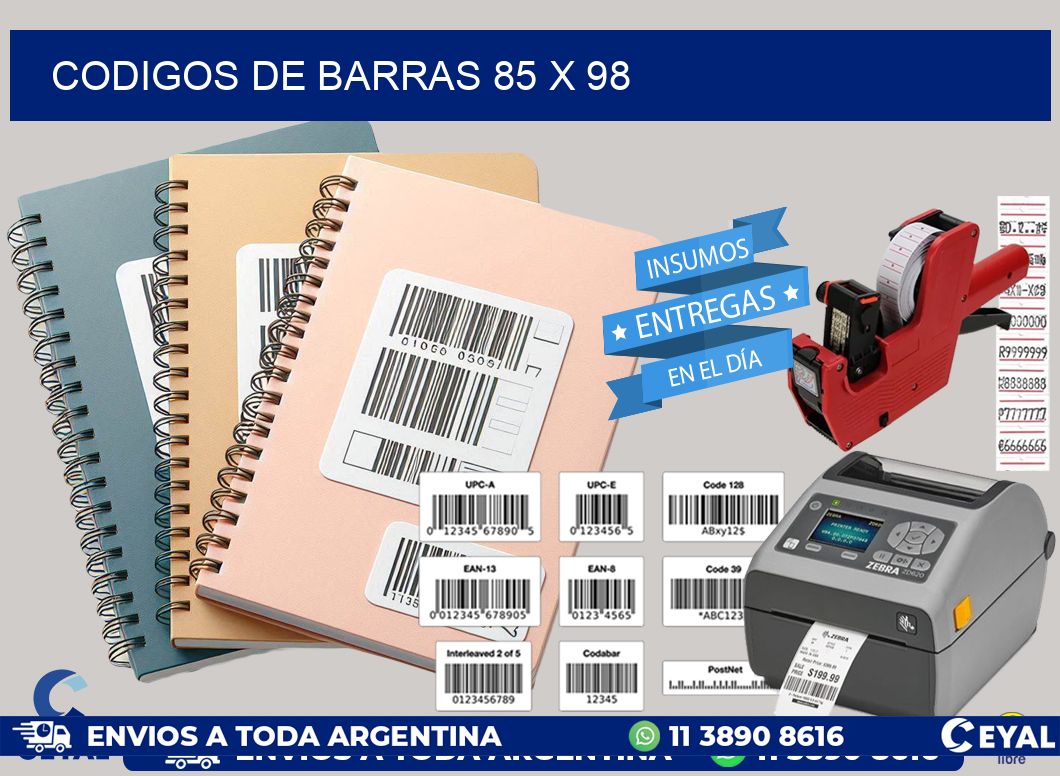 codigos de barras 85 x 98