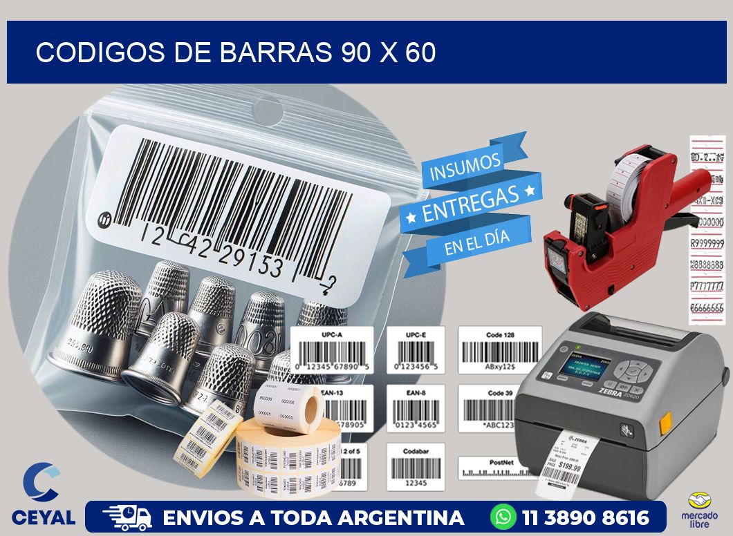 codigos de barras 90 x 60