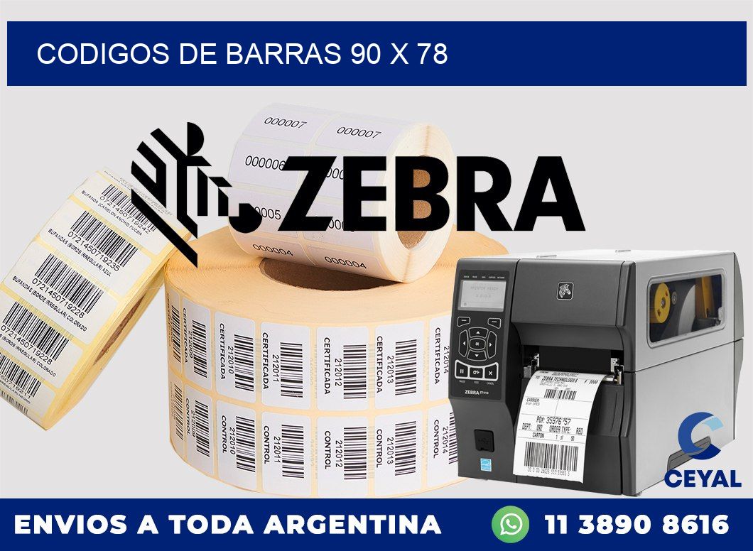 codigos de barras 90 x 78