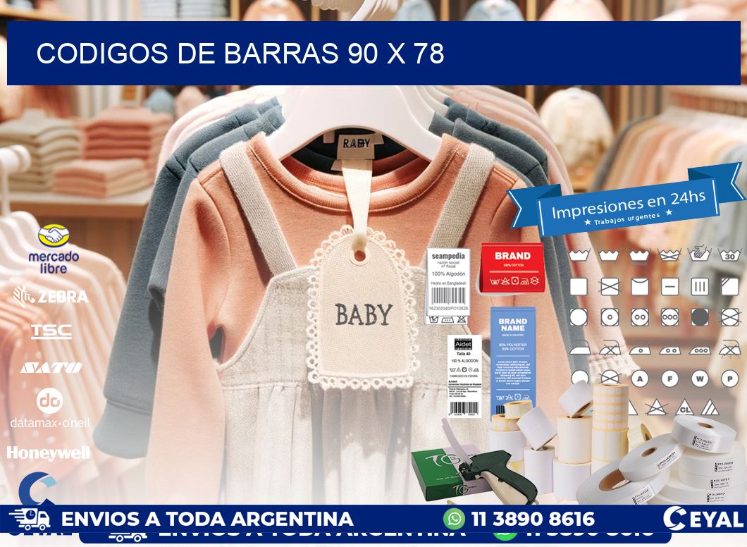 codigos de barras 90 x 78